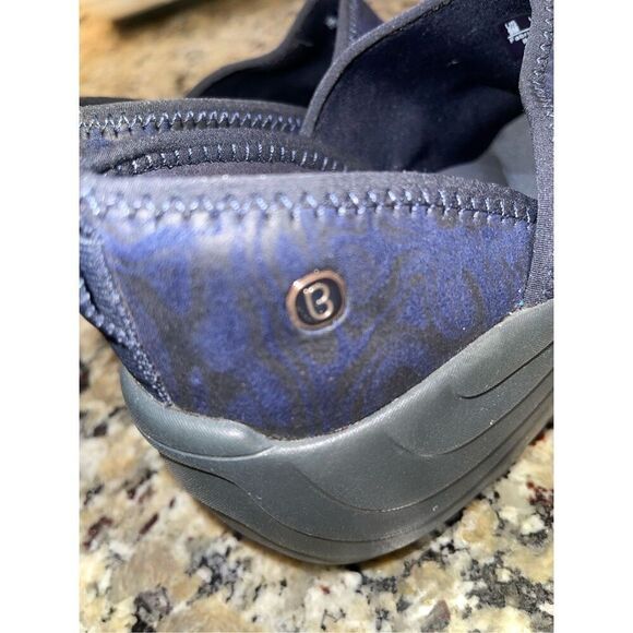 Bzees Cloud Technology Navy Blue Zing Sport Wedge Shootie Slip on Shoe 9 A12 - Picture 7 of 8